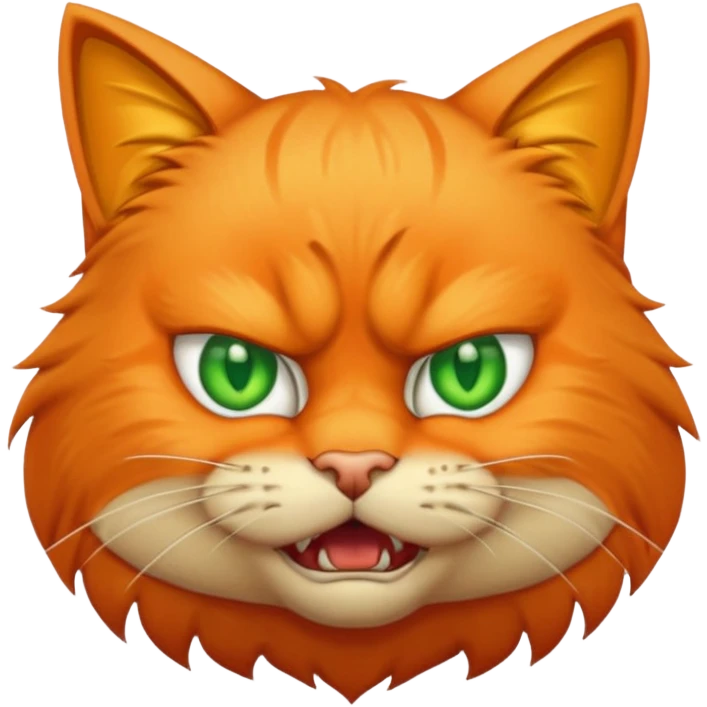 Angry cat emoji