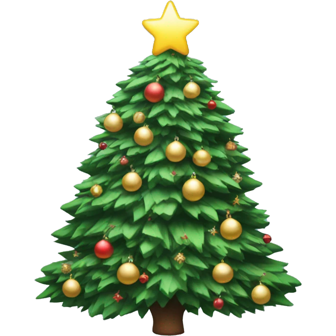 aesthetic christmas tree emoji