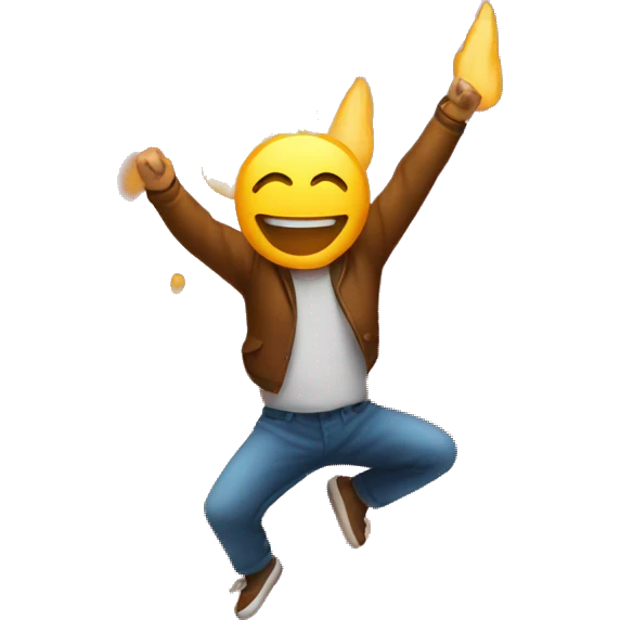 trading candle dancing emoji