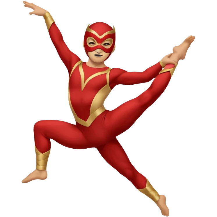 masked acrobat emoji