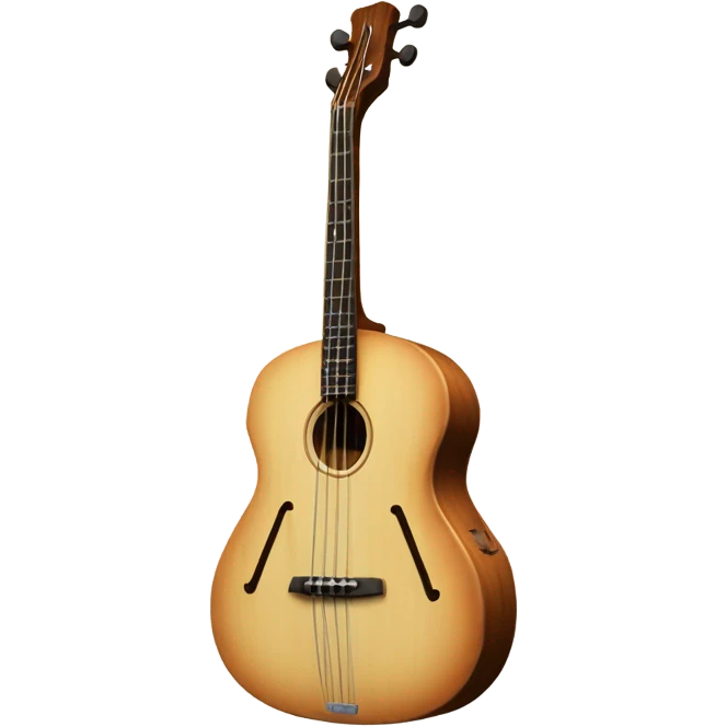 Acoustic bass emoji