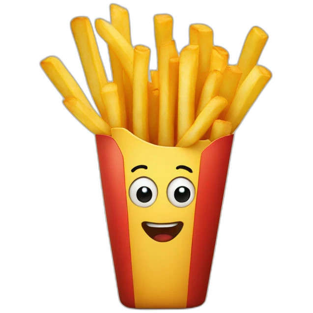 big french fries emoji