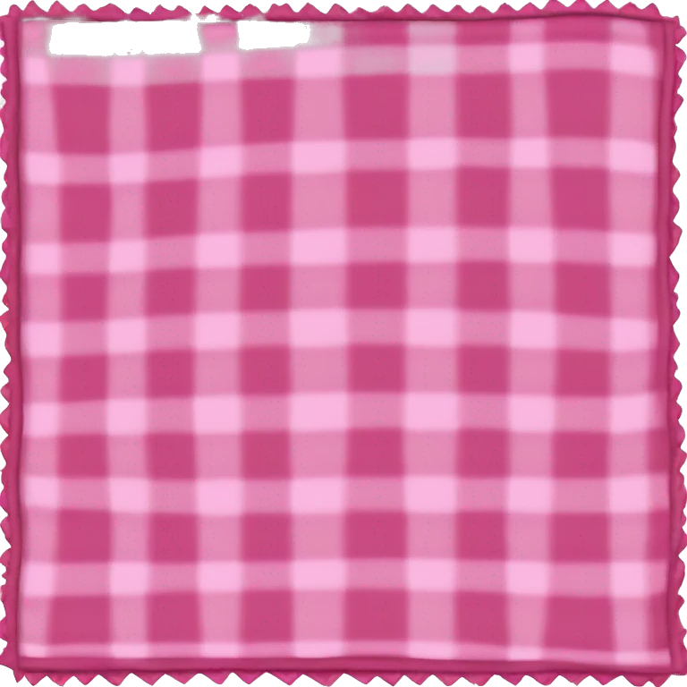 pink plaid folded blanket  emoji