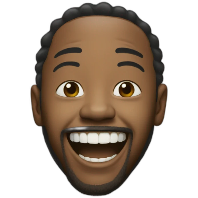 Kendrick lamar laughing emoji