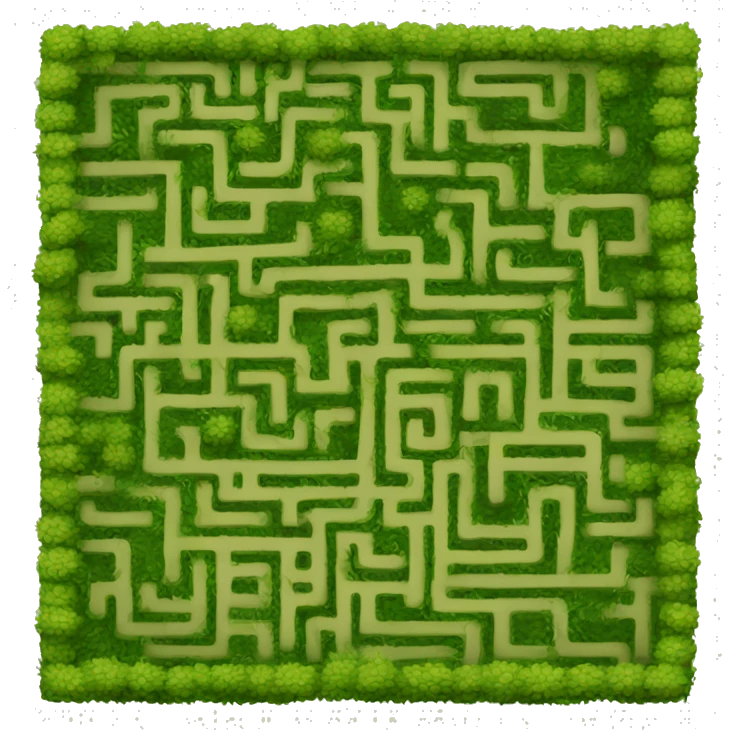 Bush maze emoji