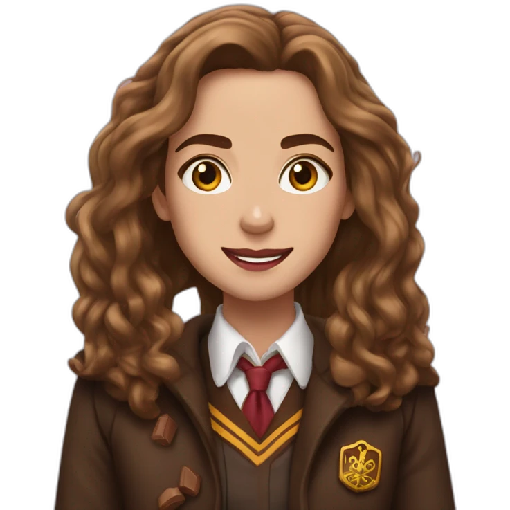 Hermione Granger ate a chocolate emoji