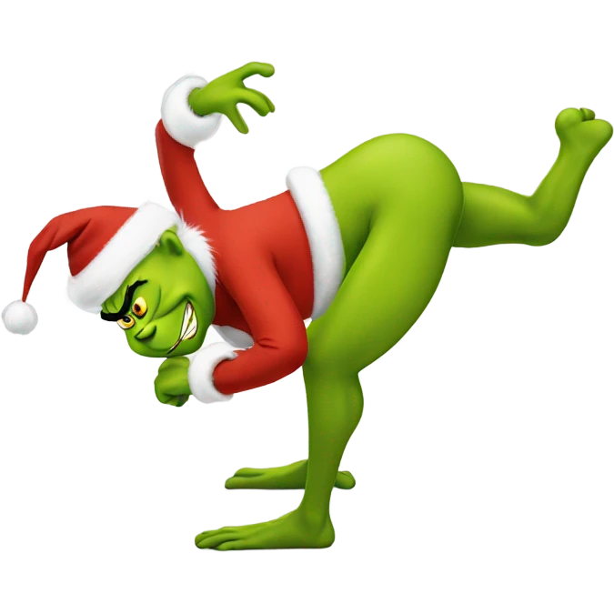 Grinch twerking emoji