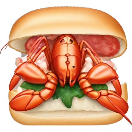 Lobster roll emoji