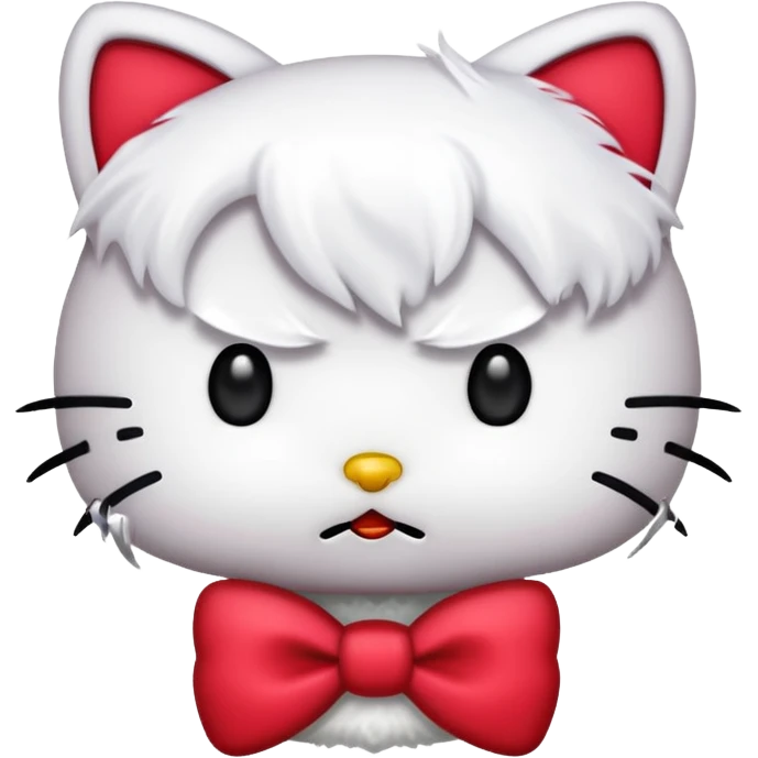 Angry hello kitty  emoji