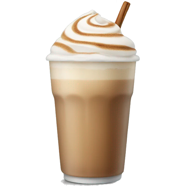 Iced match latte emoji
