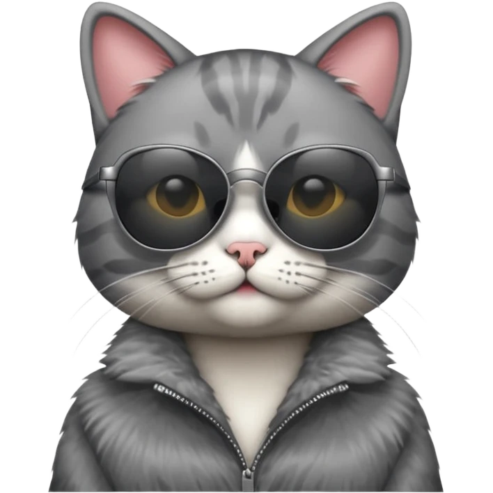 Cat wearing sunglasses emoji