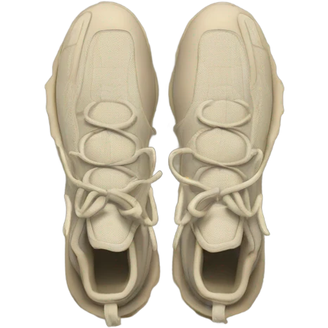 Yeezy shoes emoji
