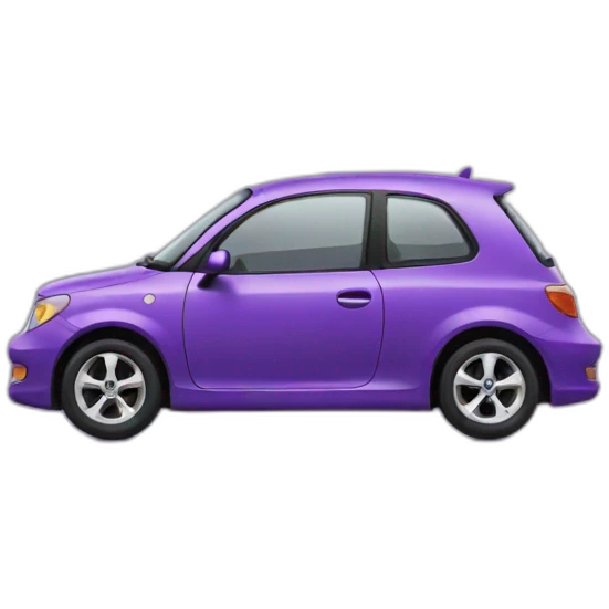 purple car emoji