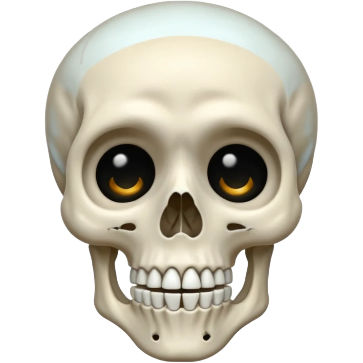 Squelette qui pleure emoji