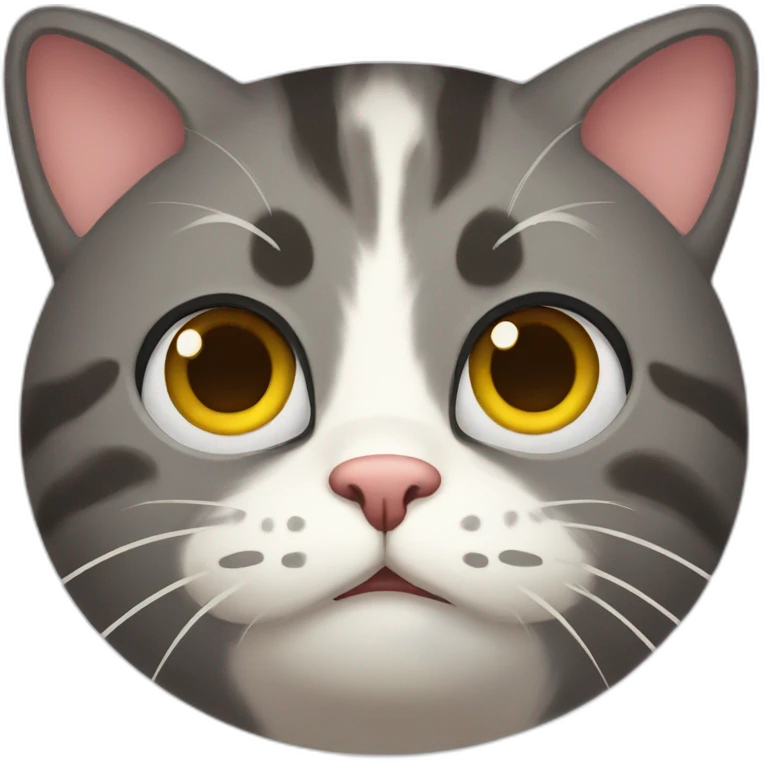 Cat worried emoji