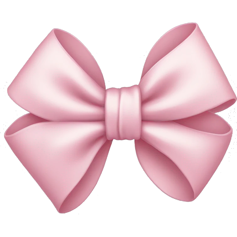 light pink bow emoji