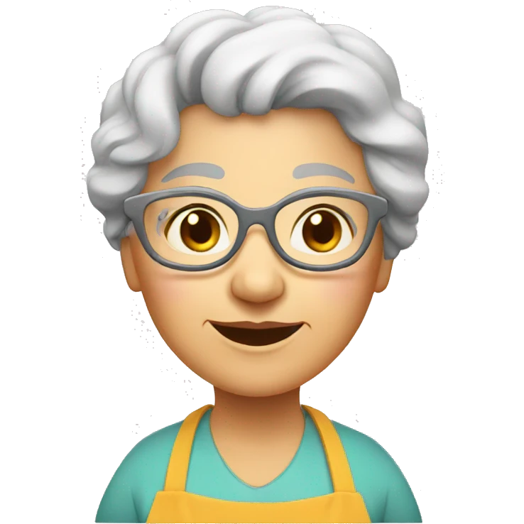 Grandma cook emoji