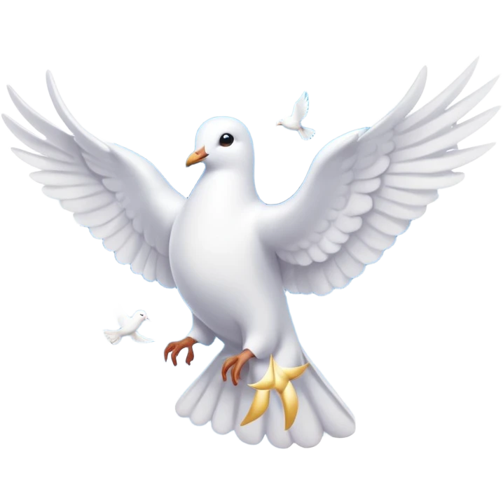 Charismatic Christianity holy spirit with dove emoji