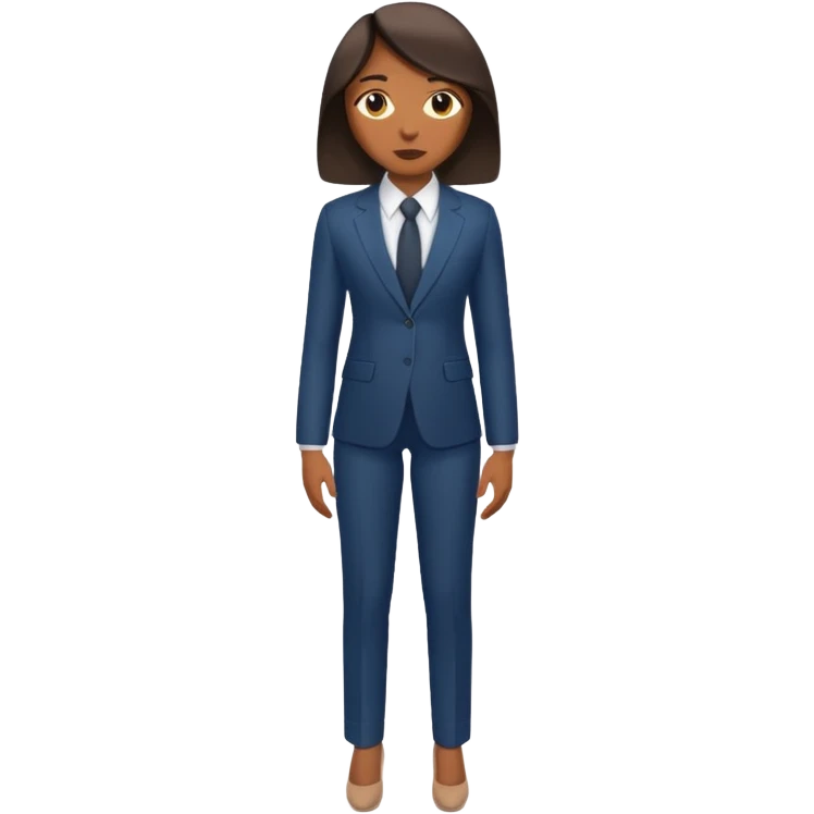 Kemi Badenoch, full body, standing emoji