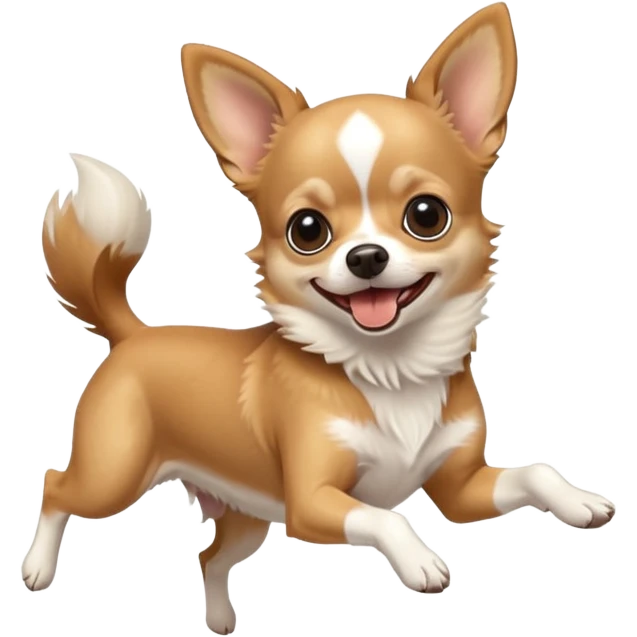chihuahua jumping  emoji
