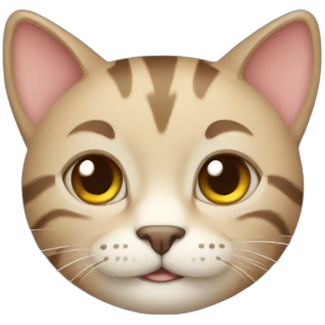 Cat with a smile  emoji