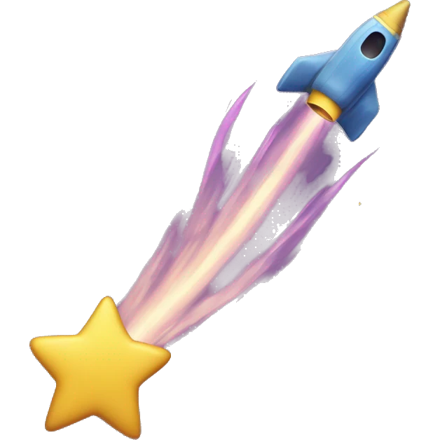 shooting star emoji