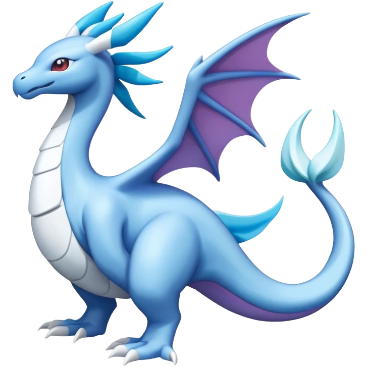 lugia-dragonair-suicune-salamence-hybrid, full body emoji