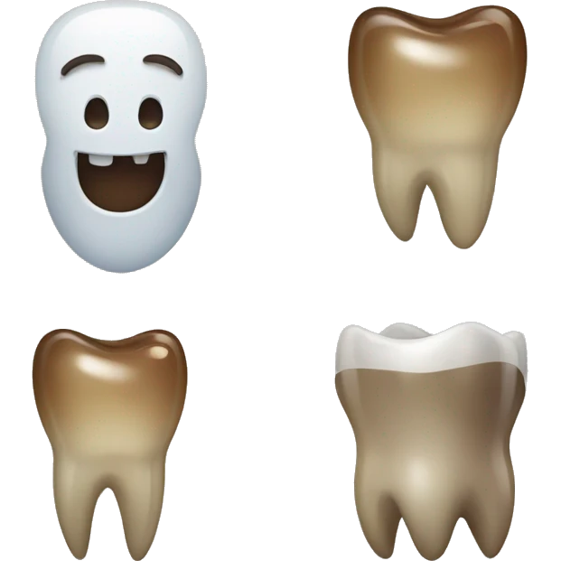 Combination of tooth and hourglass emoji emoji