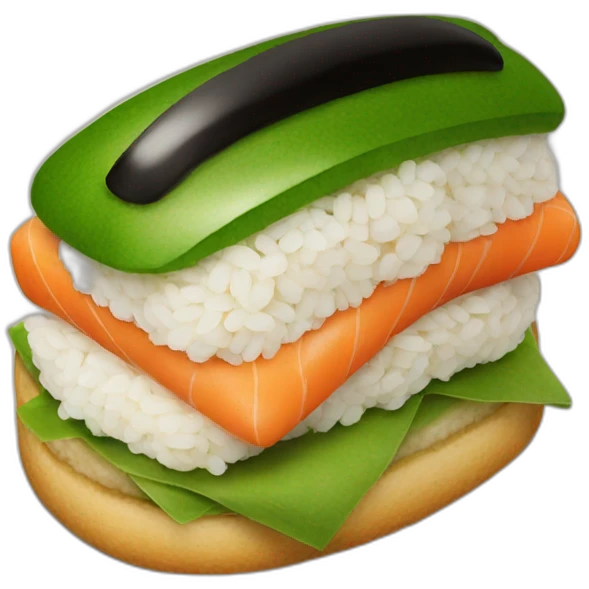 sushi burger emoji