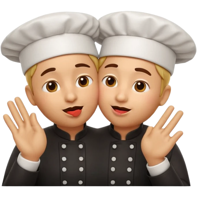 Chef Kiss El Hareketi, 3D rendered emoji, with professional lighting, no face on objects, white background emoji