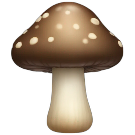 mushroom truffle emoji