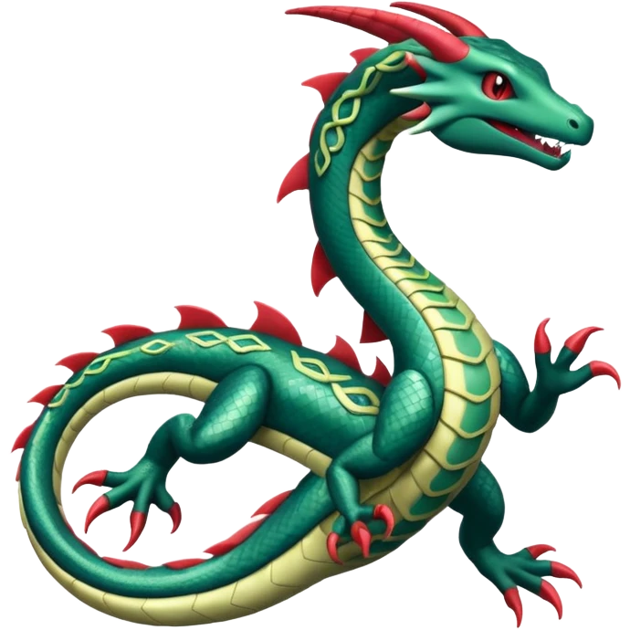 Zygarde-Salamence-Rayquaza-Seviper-Salazzle-fusion emoji