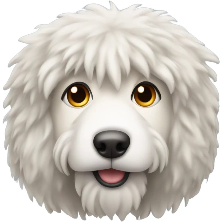 Sheepdog face emoji