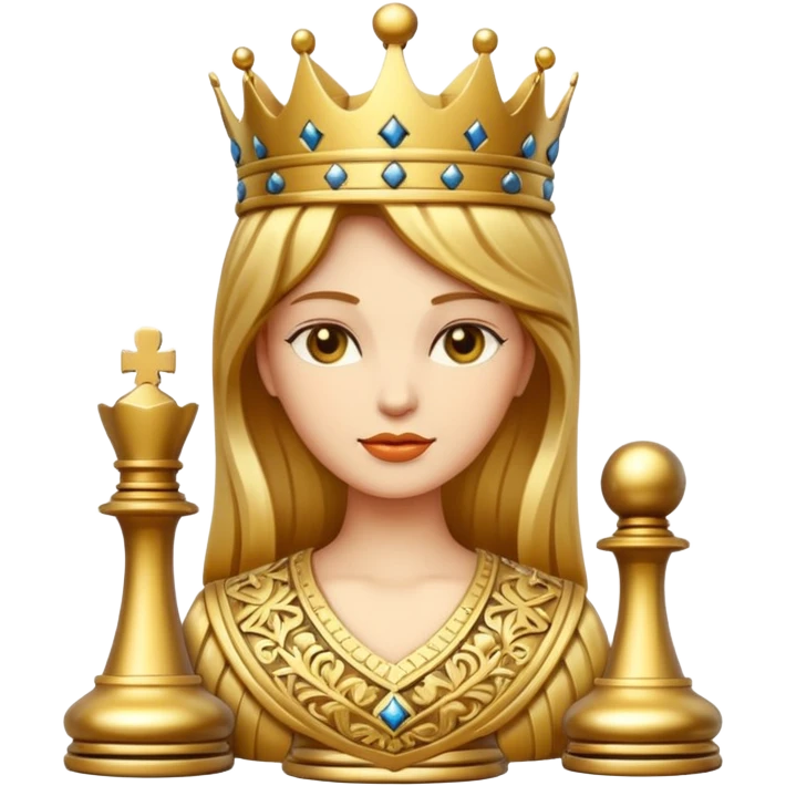 Chess queen emoji