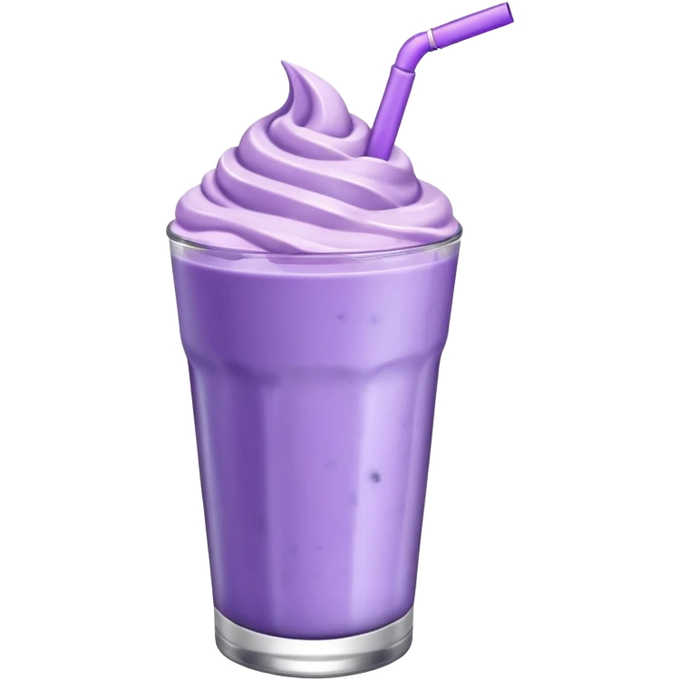 Blueburry milkshake emoji