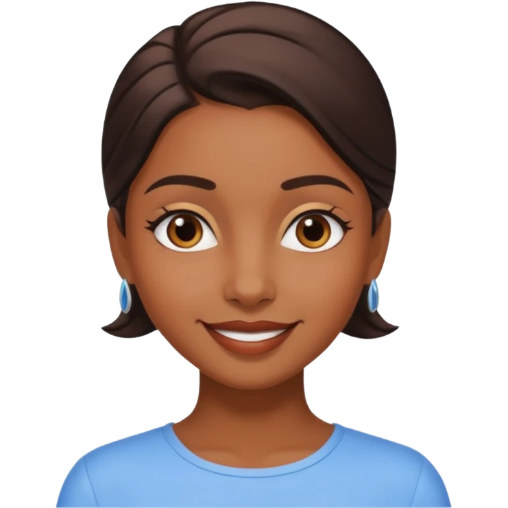 Clean girl brown emoji