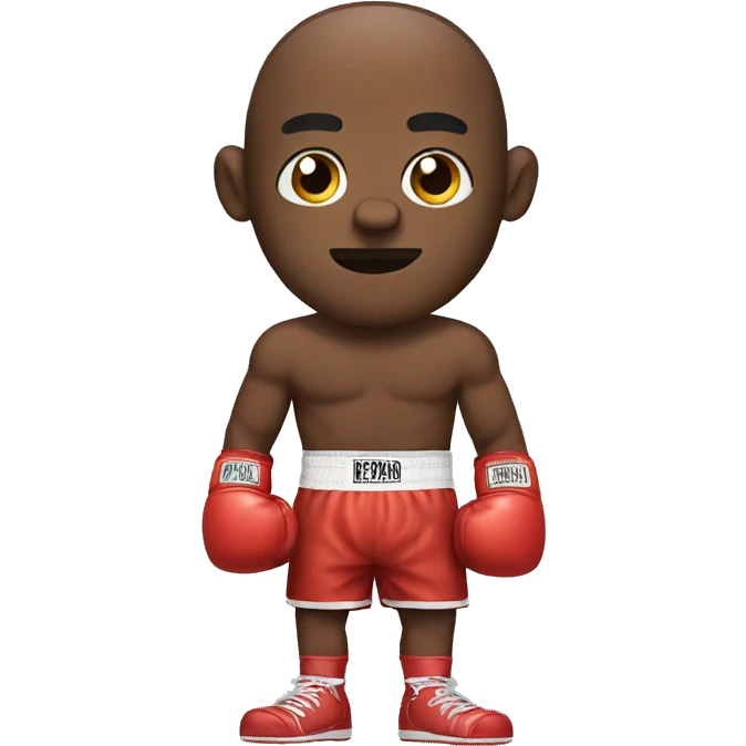 Boxer with big hands emoji