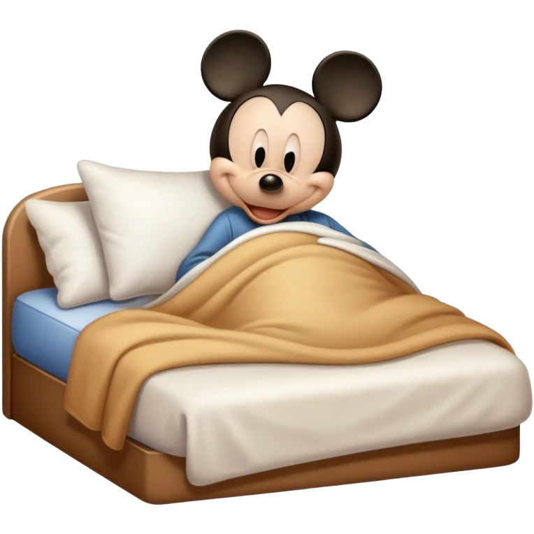 Mickey Mouse sleepy emoji