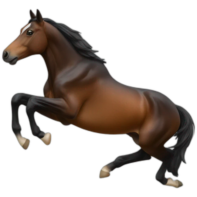 Horse jump emoji