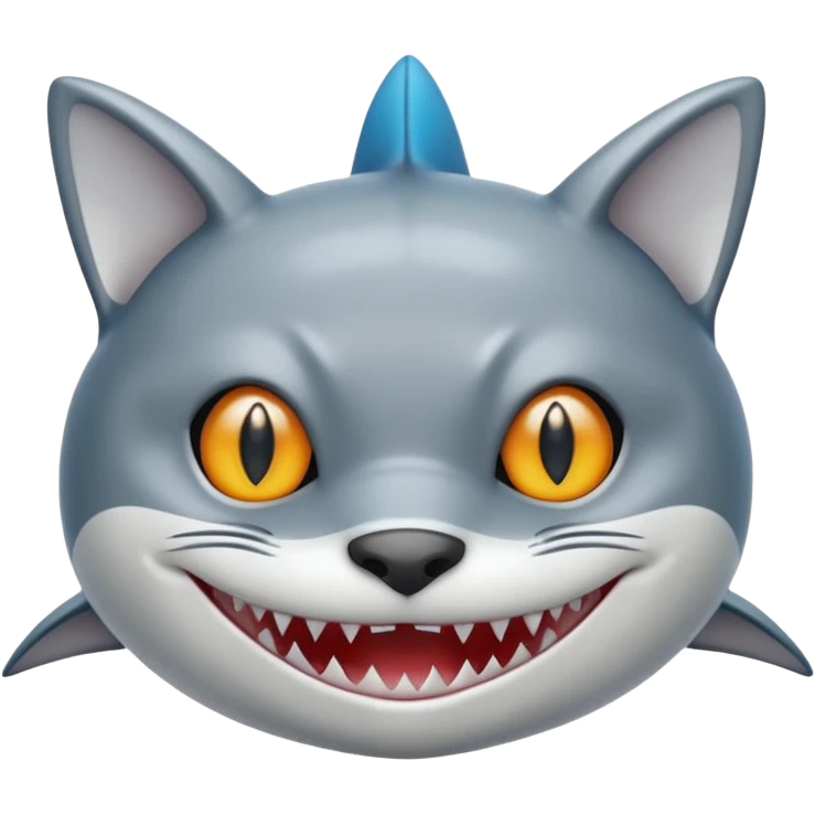 shark x cat emoji