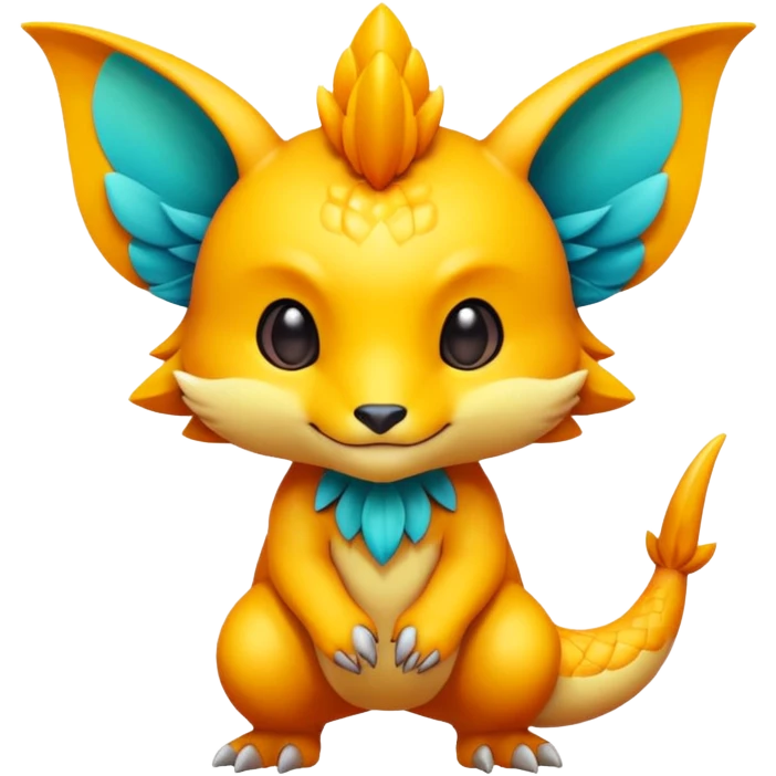Exotic chibi Fakémon-creature emoji