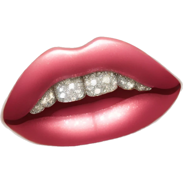 Glittering Lip Jewel emoji