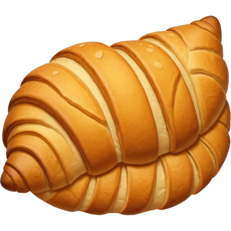 Beige Cozy Croissant autumn emoji