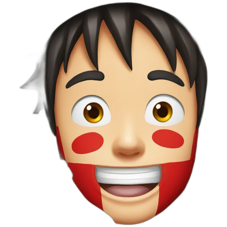 luffy drink coca cola emoji