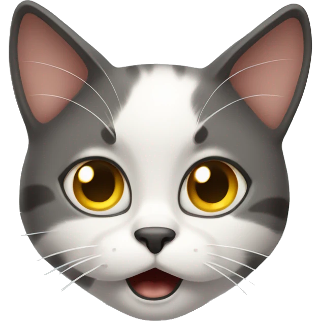 shocked cat emoji