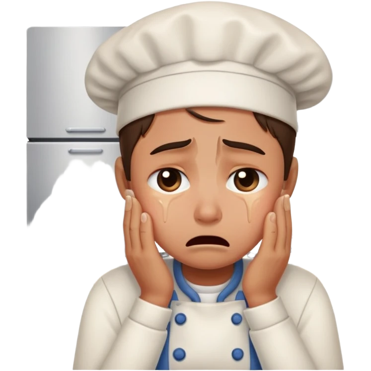 crying in the kitchen  emoji