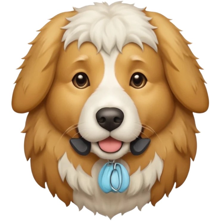 golden retrieversheep dog emoji