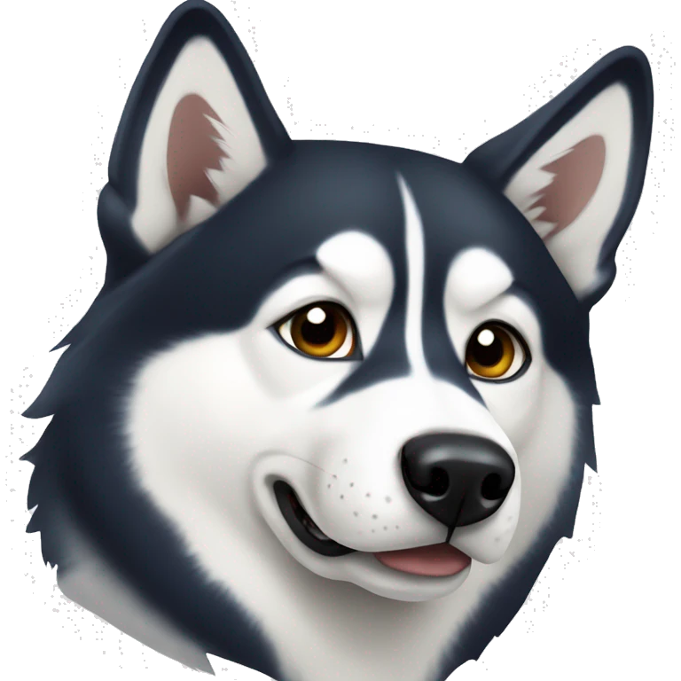 Siberian husky emoji