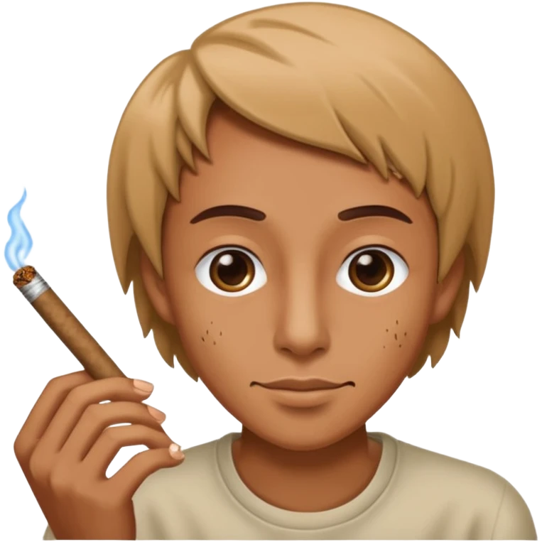rolling a blunt emoji
