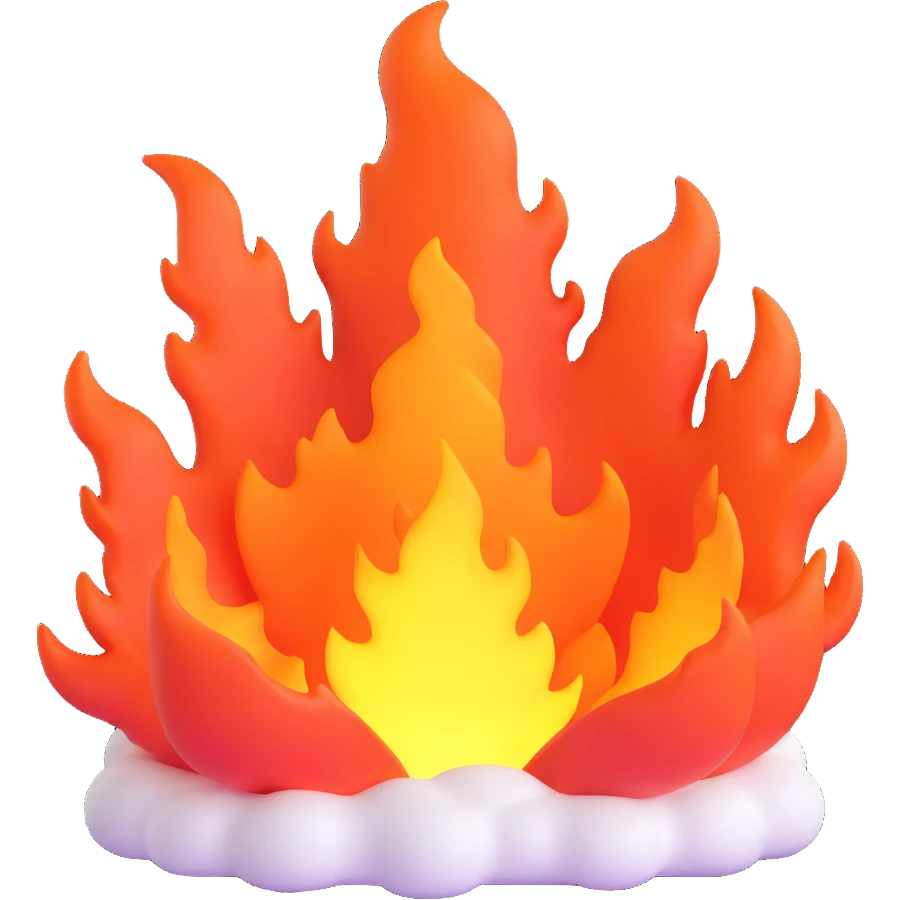 fiery underworld emoji